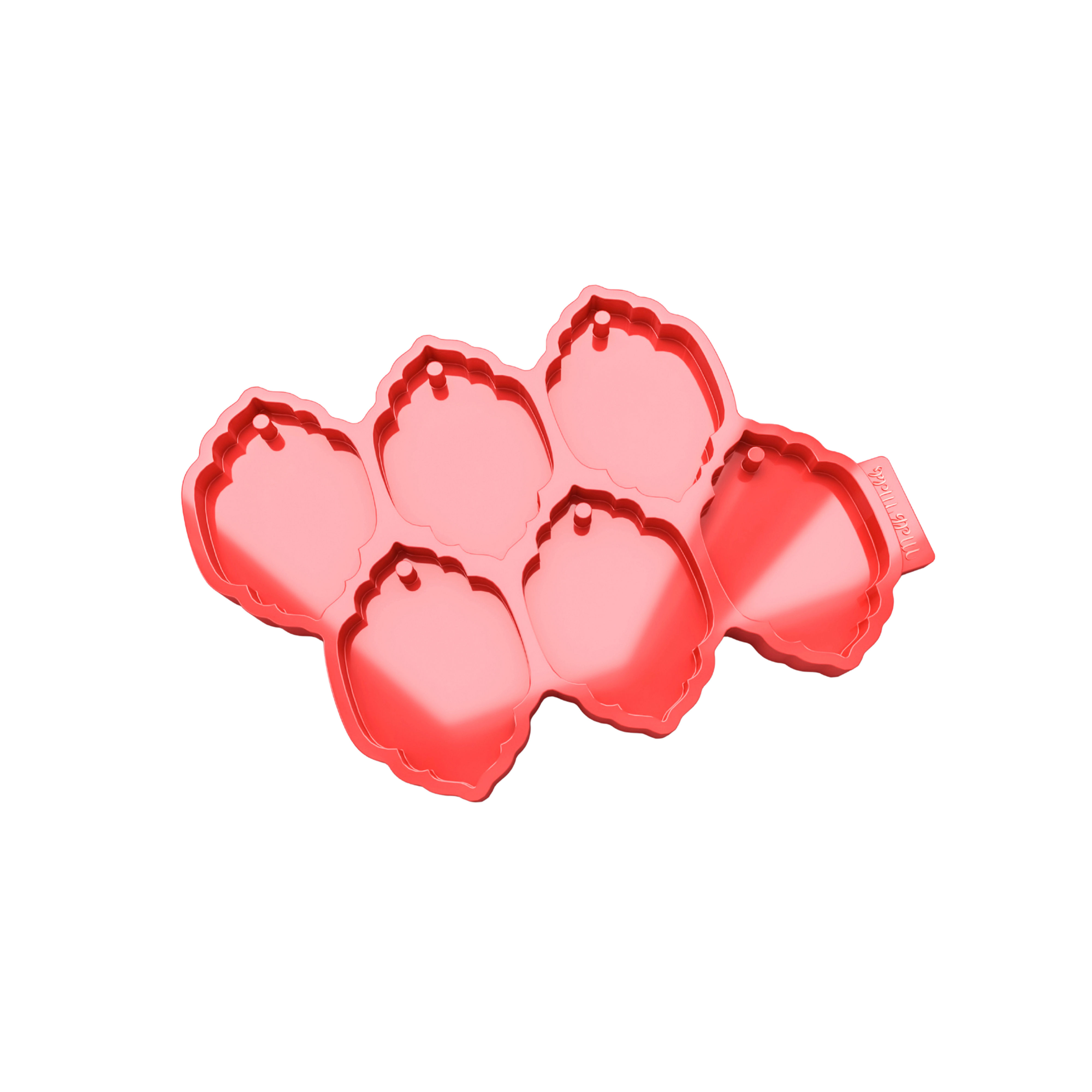 Oriental Mihrab Ornament & Keychain Mold – 6 cm ✨- Epoxy Resin Melb Molds Silicone Molds - MelbMolds