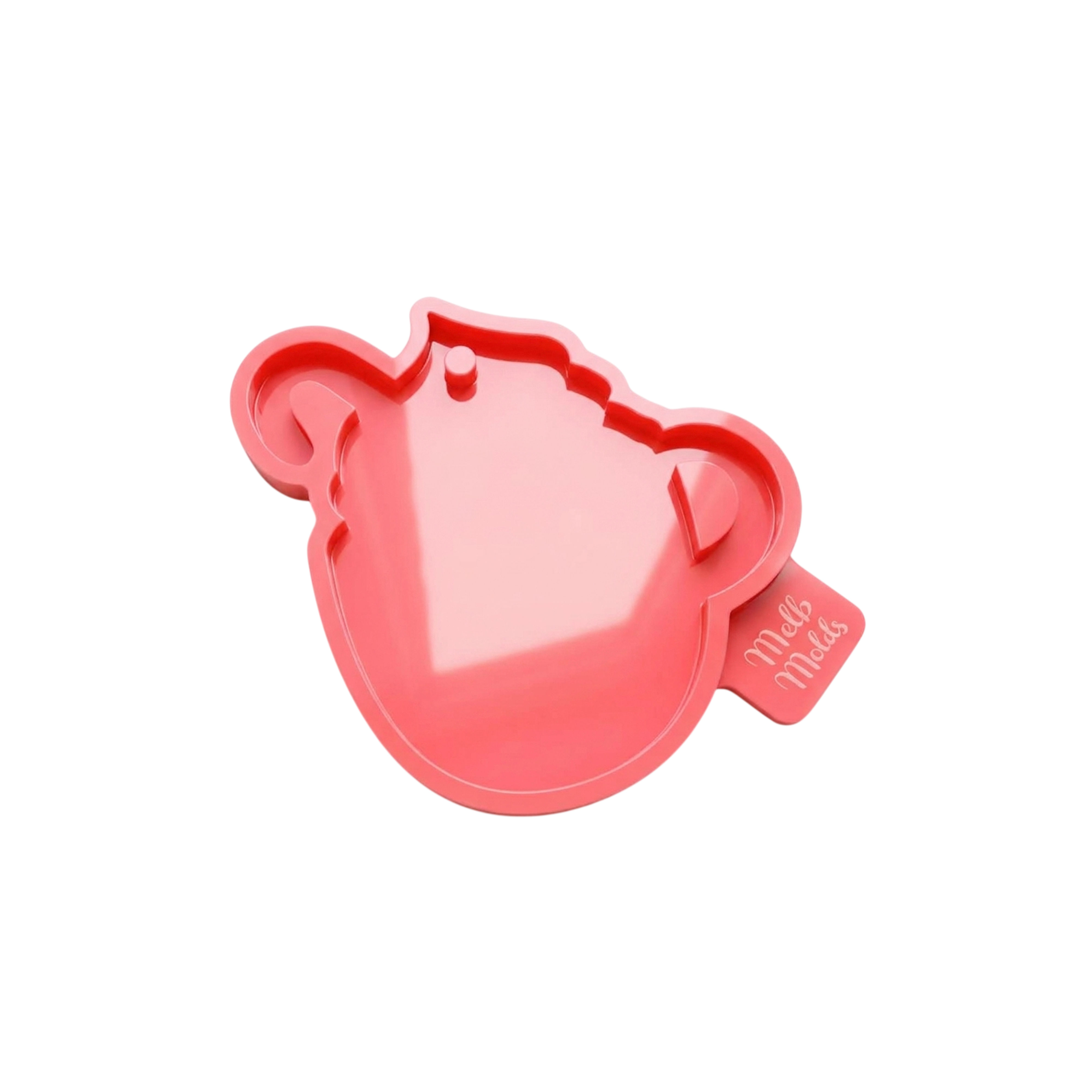 MelbMolds Winter cocoa cup ornament silicone mold for epoxy resin decorations.