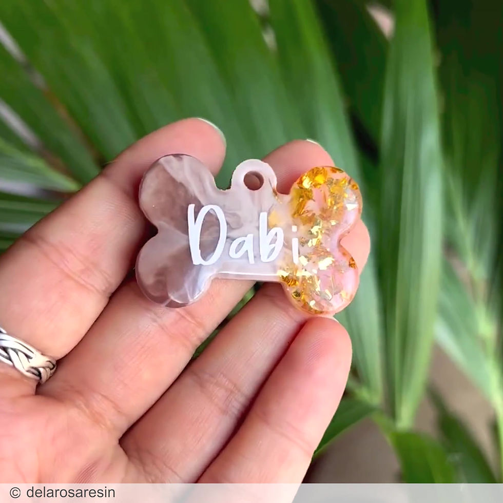 Miniatura: Dog Bone Pet Tag Epoxy Resin Silicone Mold Melb Molds MelbMolds