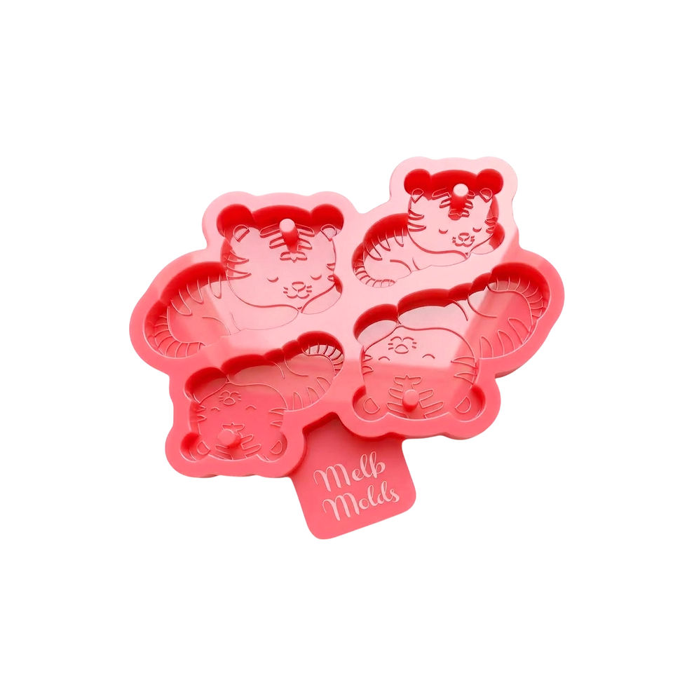 Sleeping Tiger Silicone Mold 🐯- Epoxy Resin Melb Molds Silicone Molds - MelbMolds