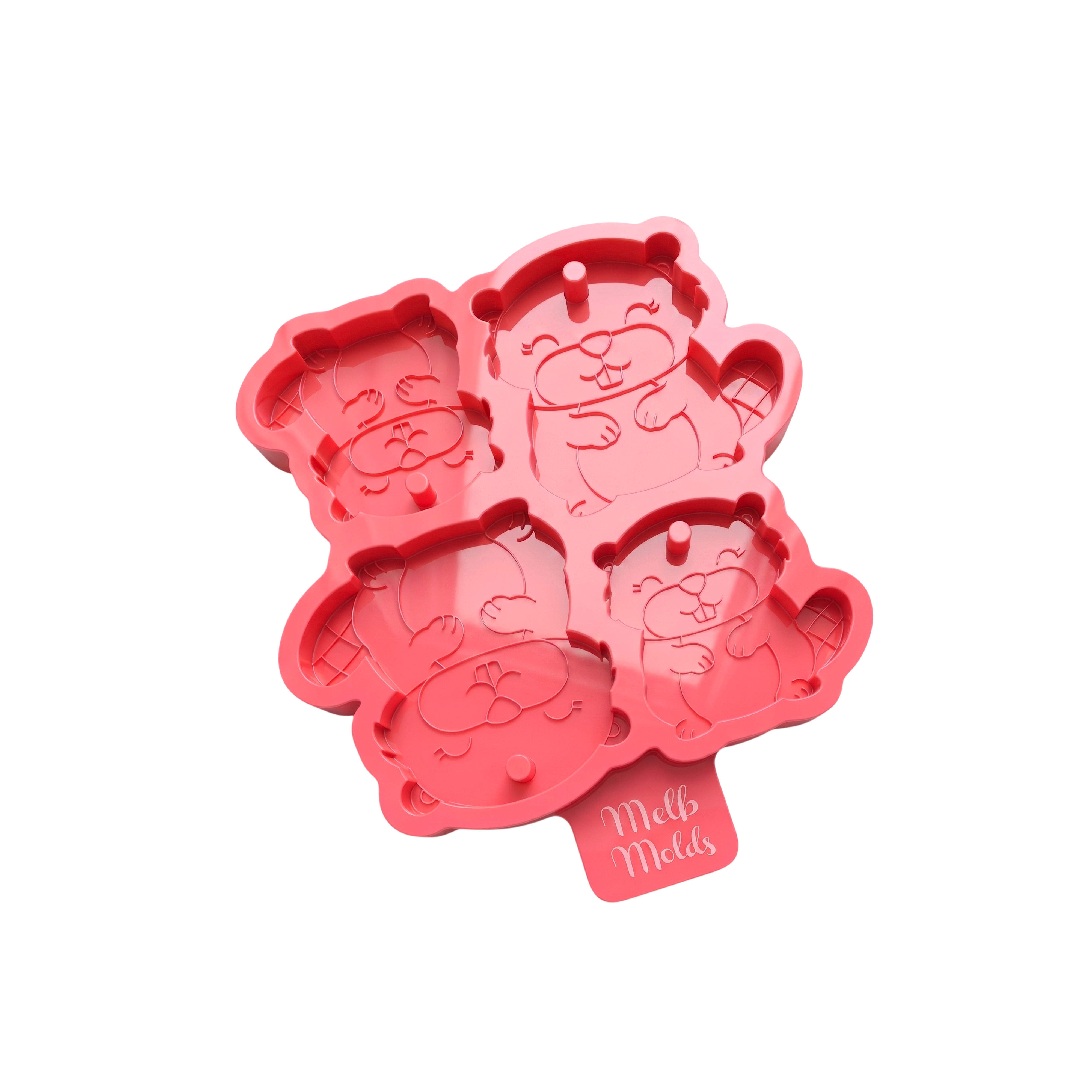 Smiling Beaver Silicone Mold ✨ - Epoxy Resin Melb Molds Silicone Molds - MelbMolds