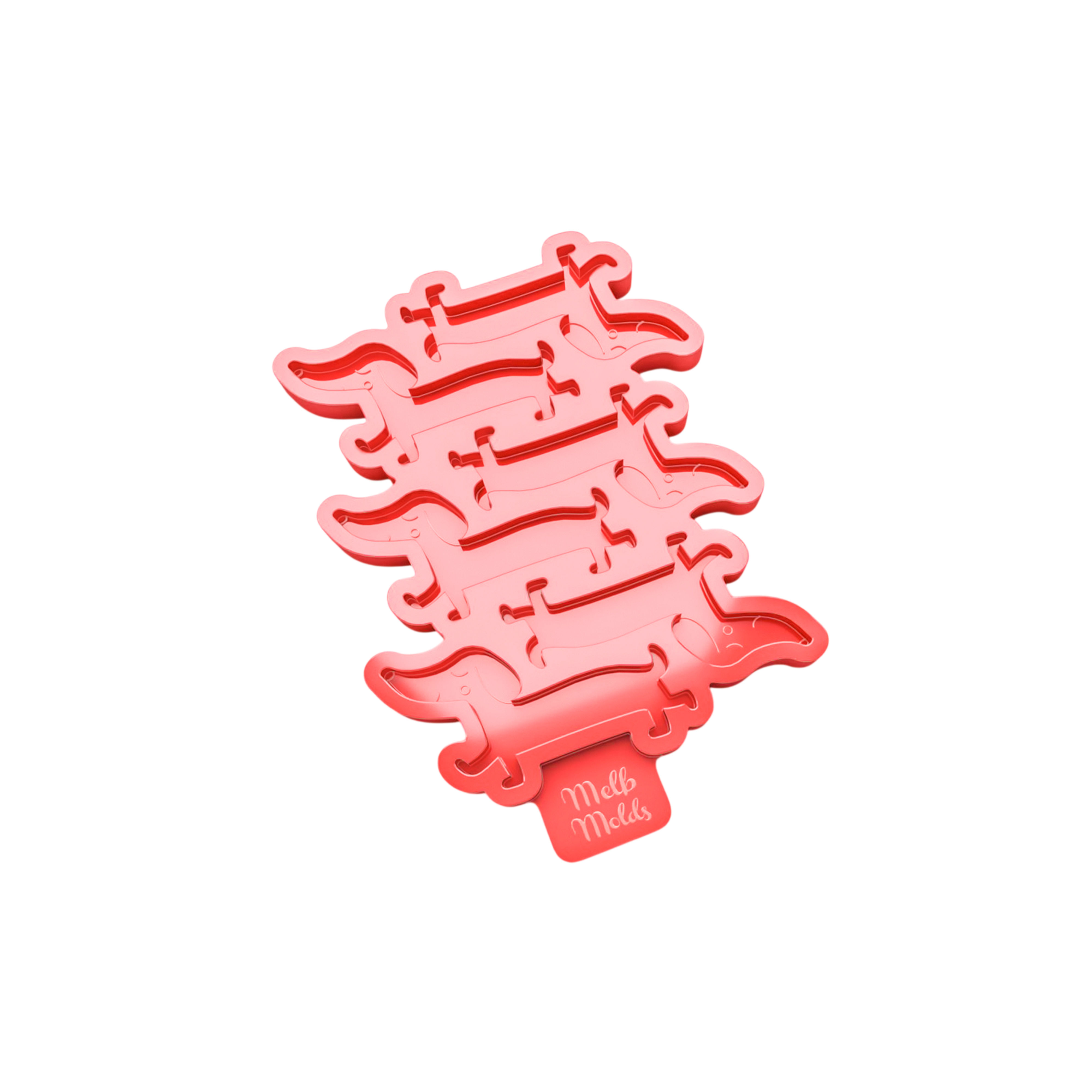 Dog Brooch Silicone Mold – SLIM 🐶- Epoxy Resin Melb Molds Silicone Molds - MelbMolds