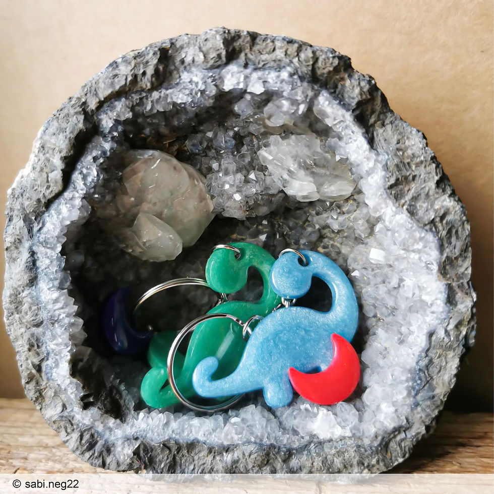 Miniatura: Dinosaur Keyrings Epoxy Resin Silicone Mould  MelbMolds Melb Molds