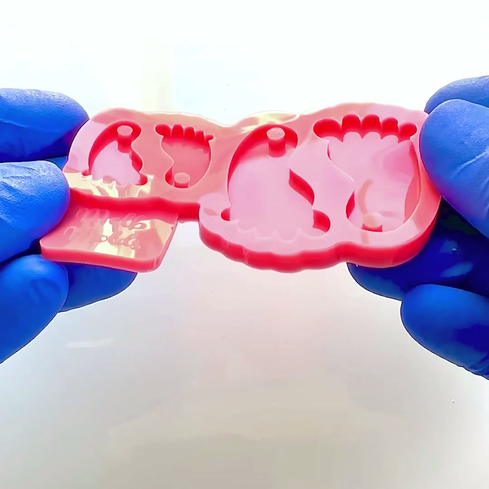 Miniatura: Baby Foot Resin Silicone Mould MelbMolds  Melb Molds