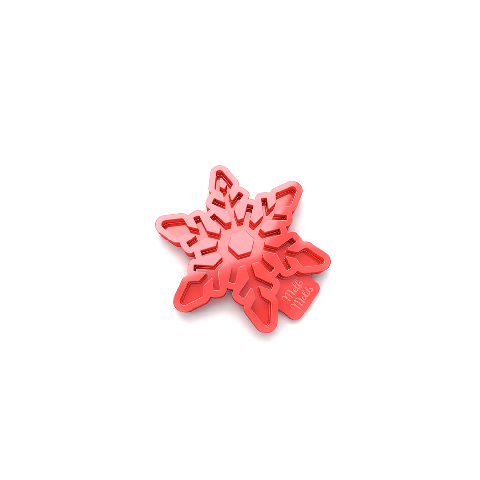 Snowflake Ornament Mold - Crystal ❄️ Epoxy Resin Melb Molds Christmas Silicone Molds - MelbMolds