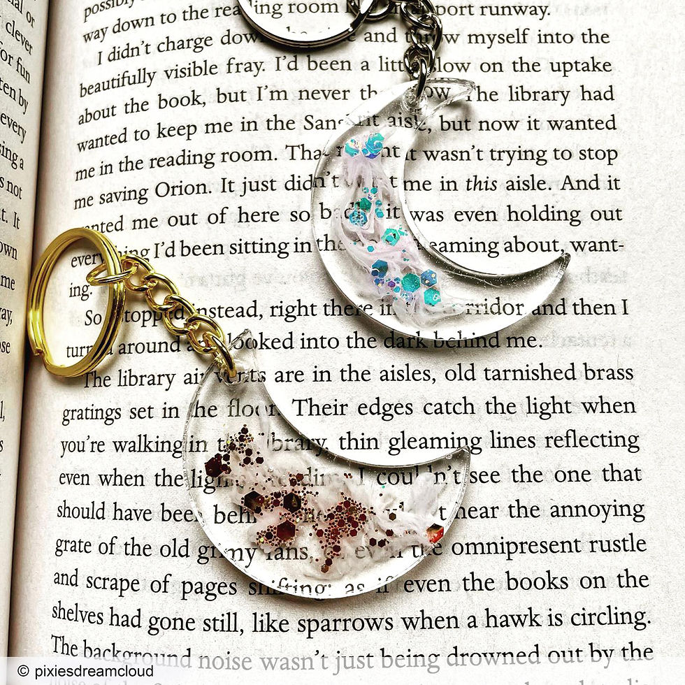 Miniatura: Moon Keyrings Epoxy Resin Silicone Moulds MelbMolds  Melb Molds