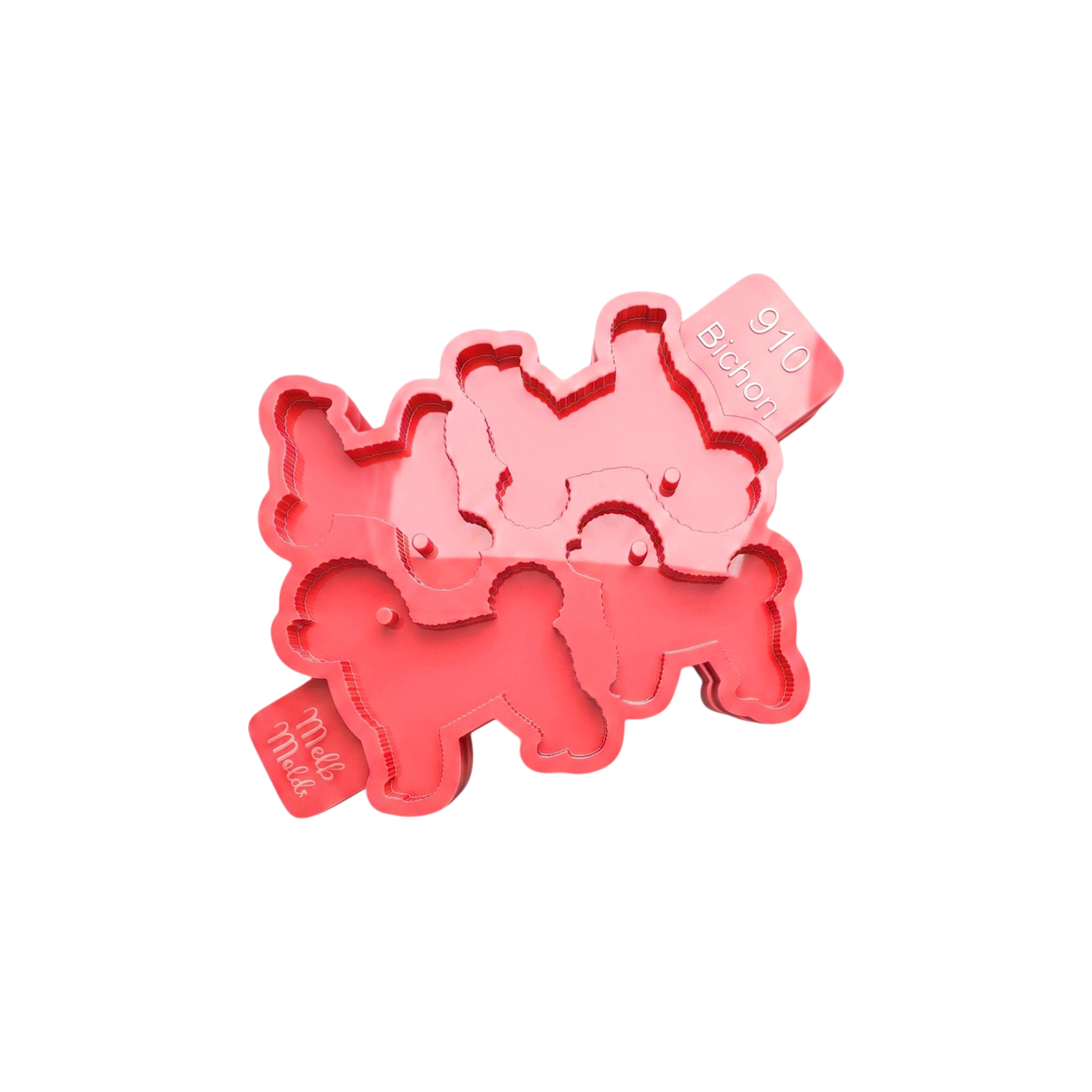 Bichon Frise Dog Silicone Mold 🐕- Epoxy Resin Melb Molds Silicone Molds - MelbMolds