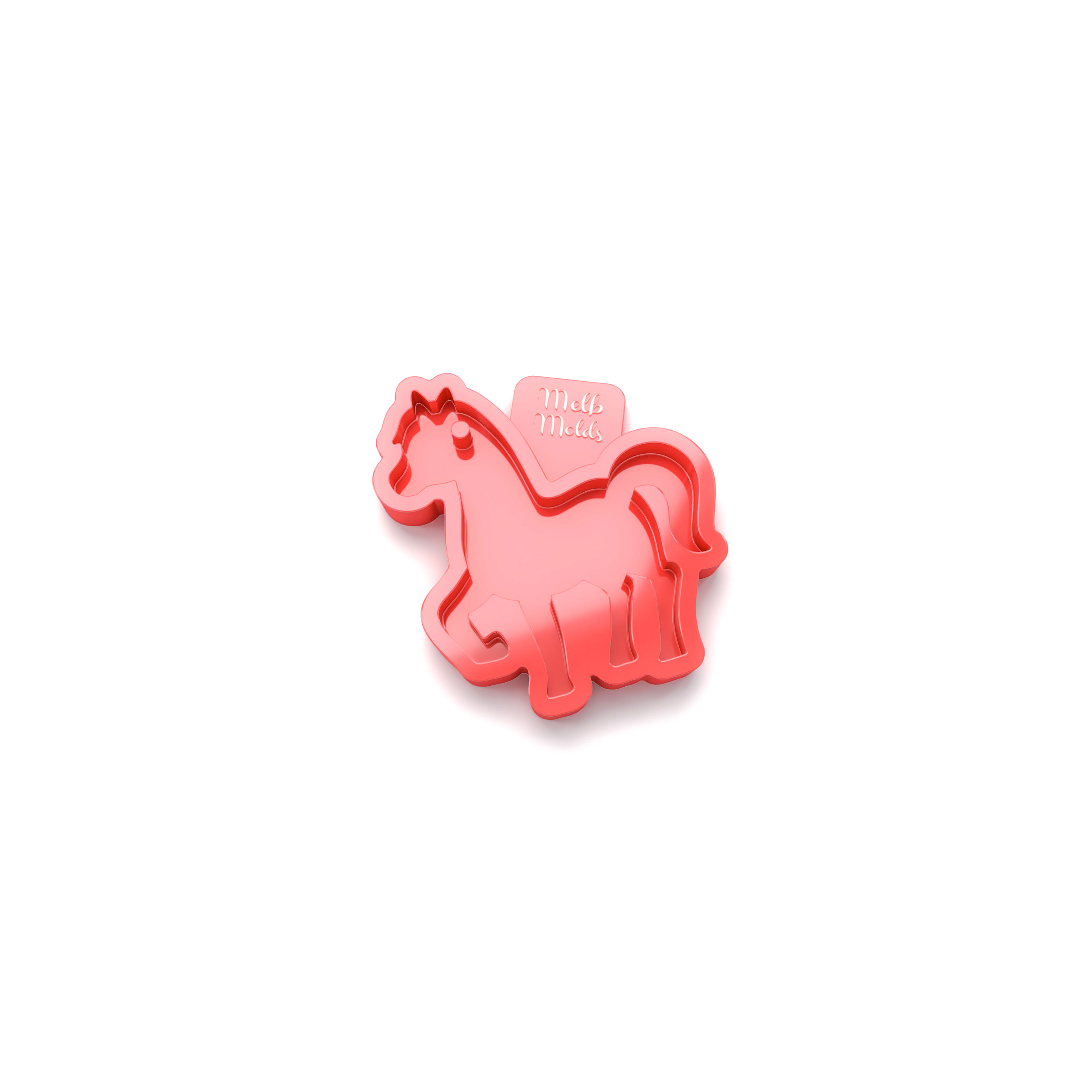 Cute Horse Silicone Mold 🐴 Epoxy Resin Melb Molds Christmas Silicone Molds - MelbMolds