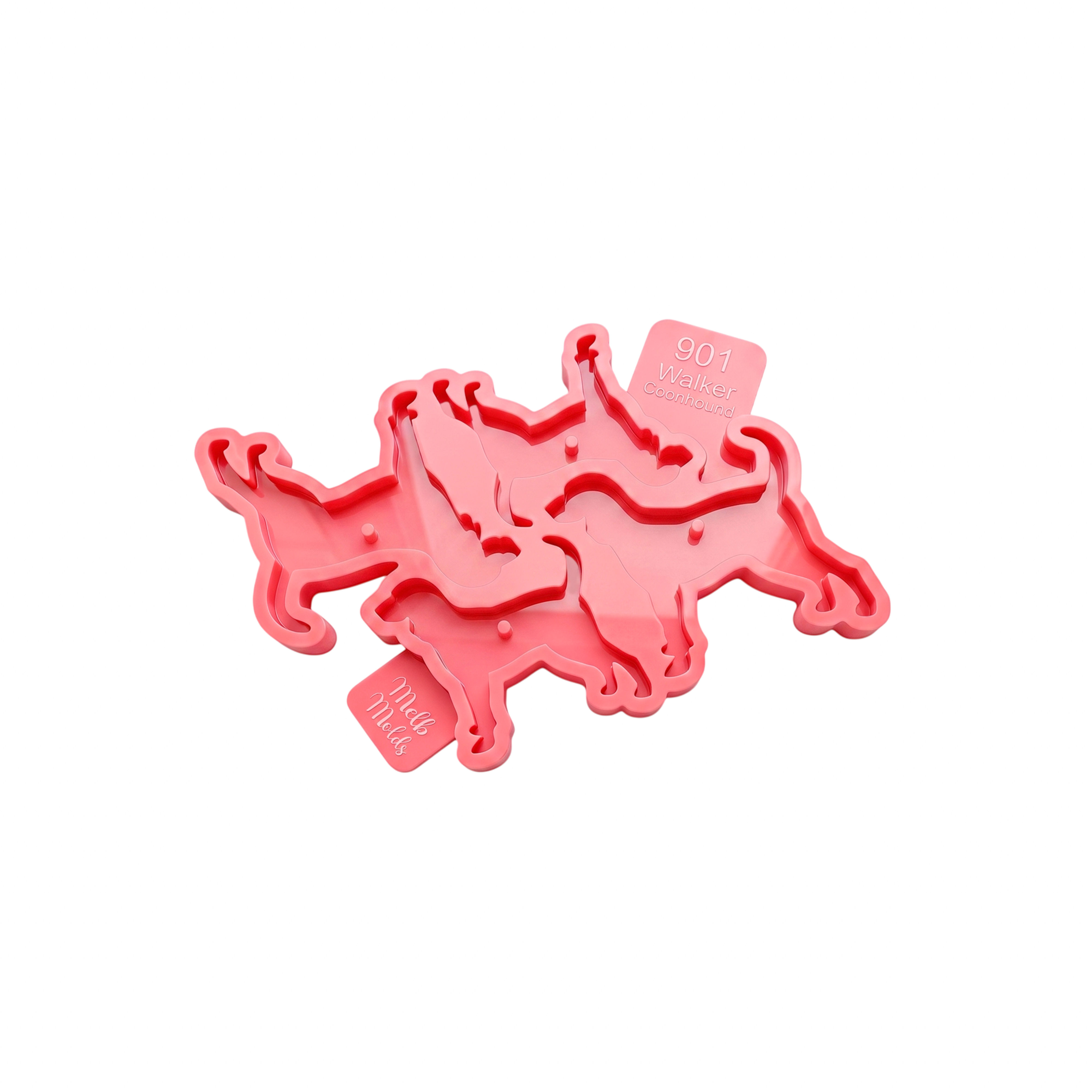 Treeing Walker Coonhound Dog Silicone Mold 🐕- Epoxy Resin Melb Molds Silicone Molds - MelbMolds