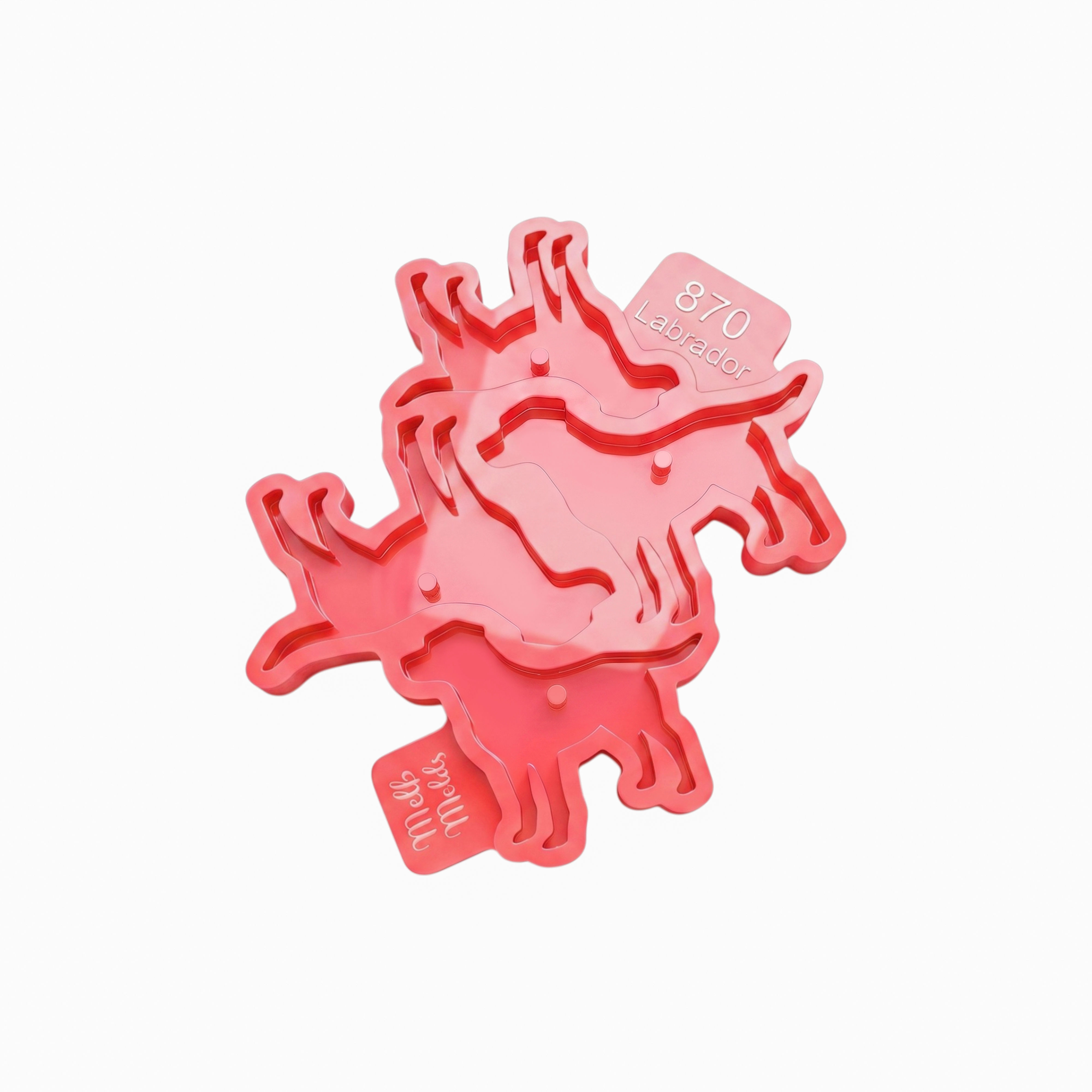 Labrador Retriever Dog Silicone Mold 🐕- Epoxy Resin Melb Molds Silicone Molds - MelbMolds