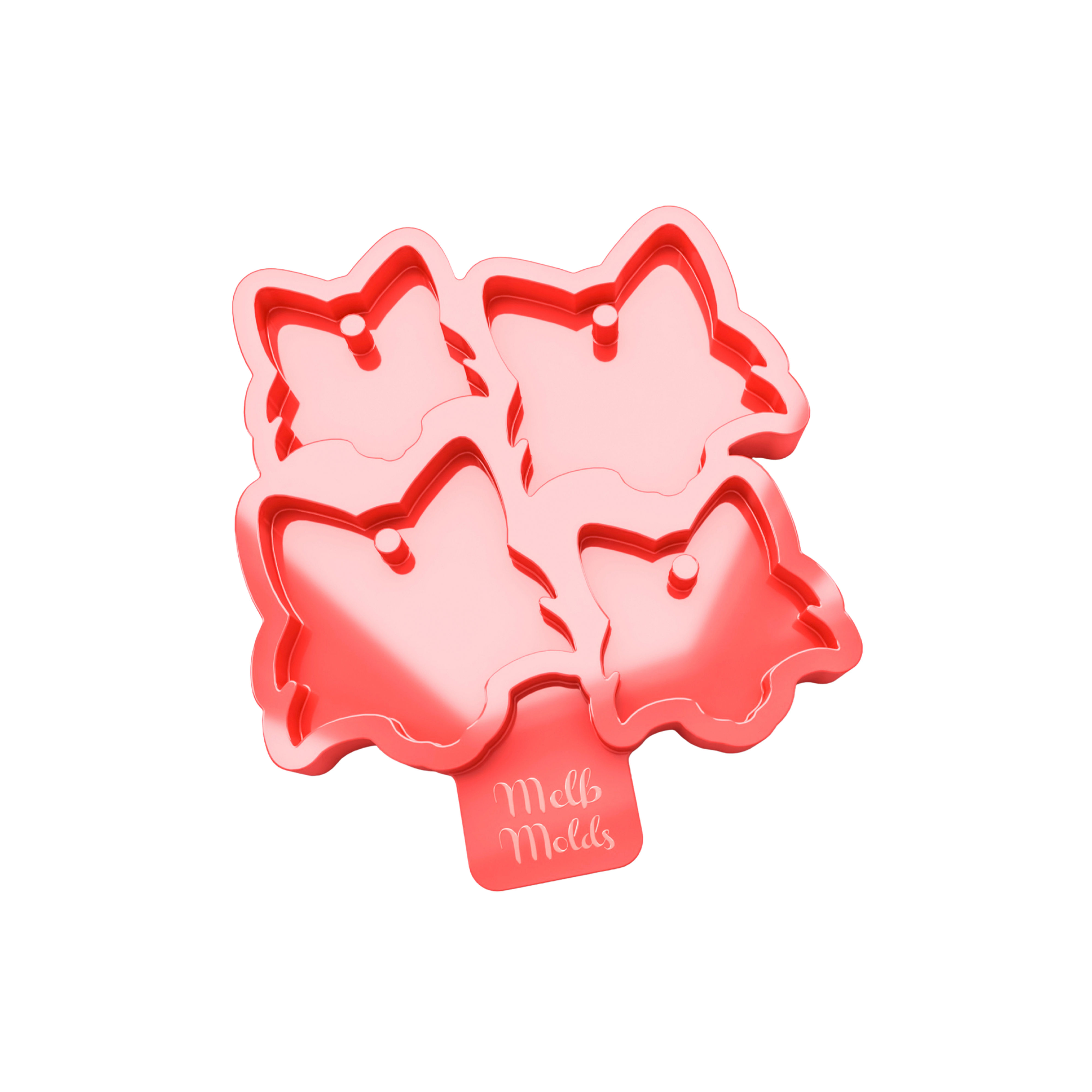 Fox Face Silicone Mold – 2 Sizes ✨- Epoxy Resin Melb Molds Silicone Molds - MelbMolds