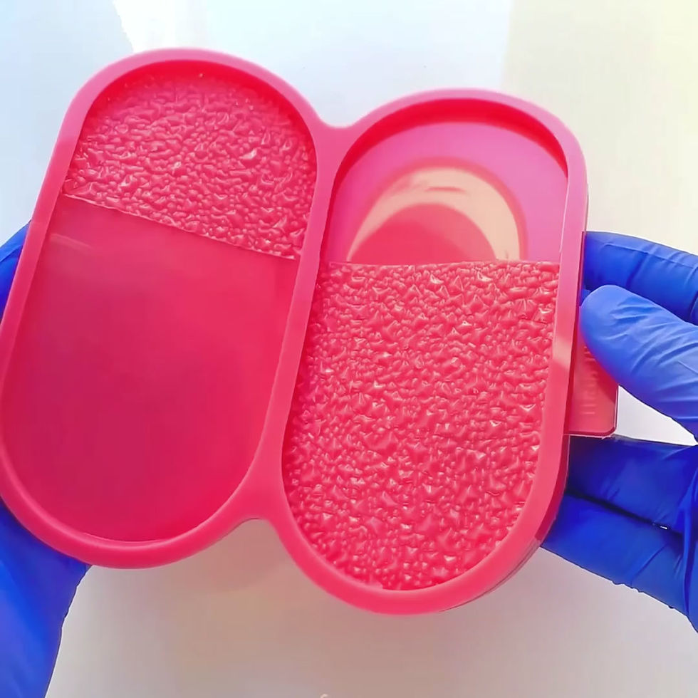Miniatura: Oval Coaster & Trinket Tray Epoxy Resin Silicone Mould Melb Molds MelbMolds