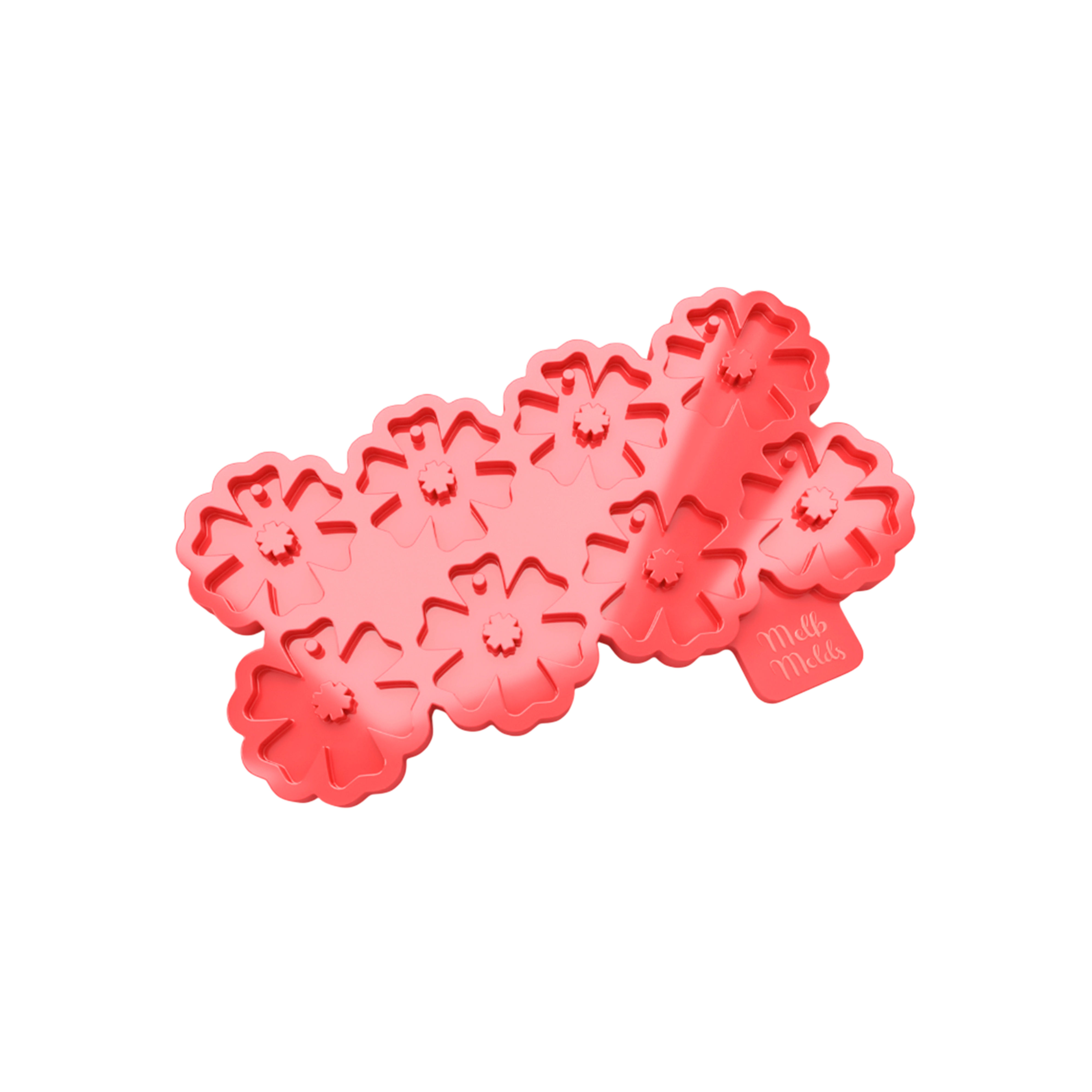6-Petal Flower Earring Mold 🌸- Epoxy Resin Silicone Molds - MelbMolds - Melb Molds
