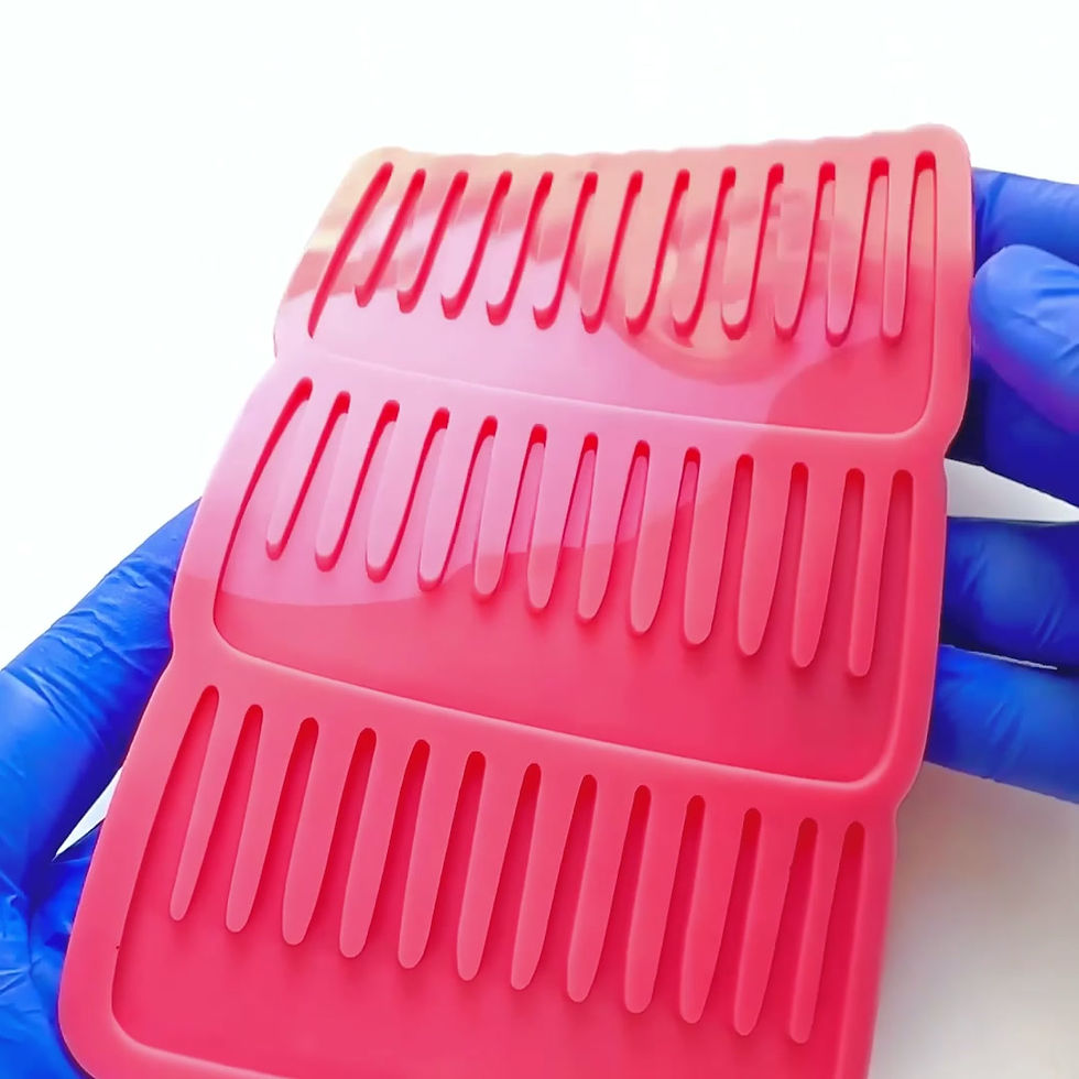 Miniaturbild: Hair Comb Epoxy Resin Silicone Mold Melb Molds  MelbMolds