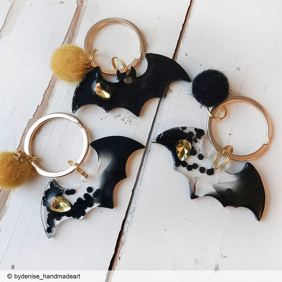 Miniatura: Bat Dog Cat Pet Tag Epoxy Resin Silicone Mould MelbMolds Melb Molds