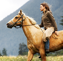 Woman on Galloping Horse