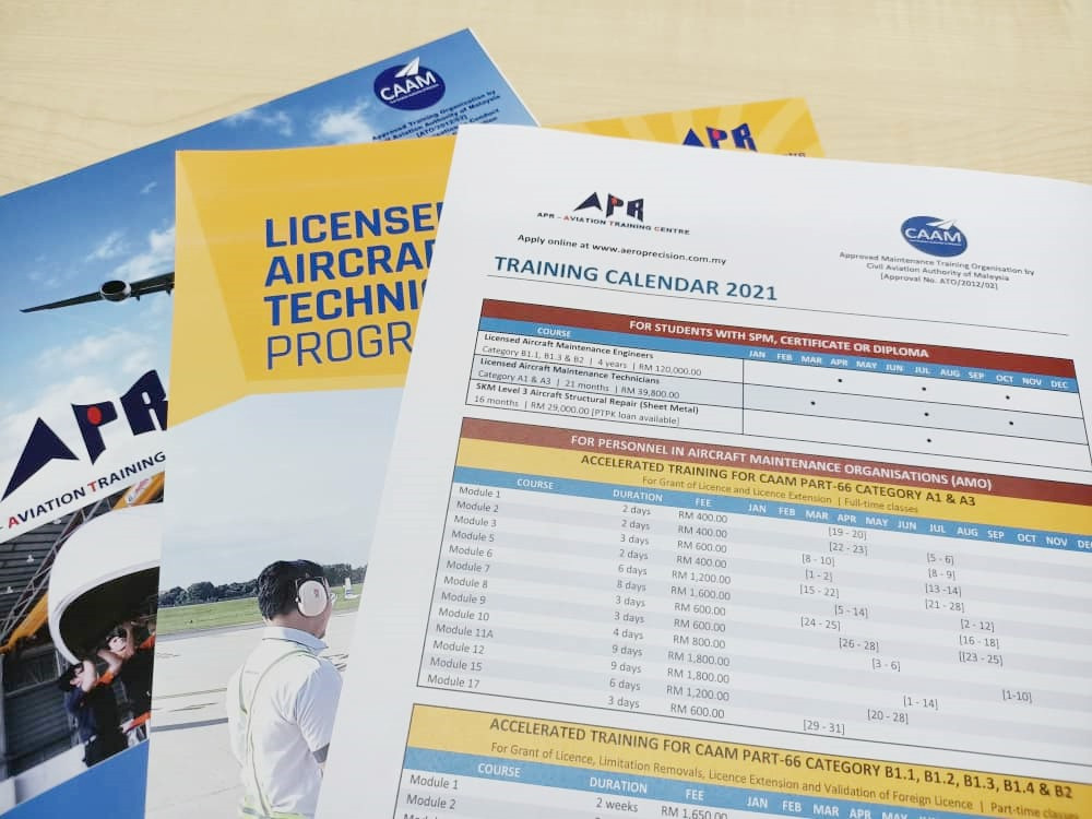 Aircraft Engineering Courses | Training Calendar | APR-Aviation