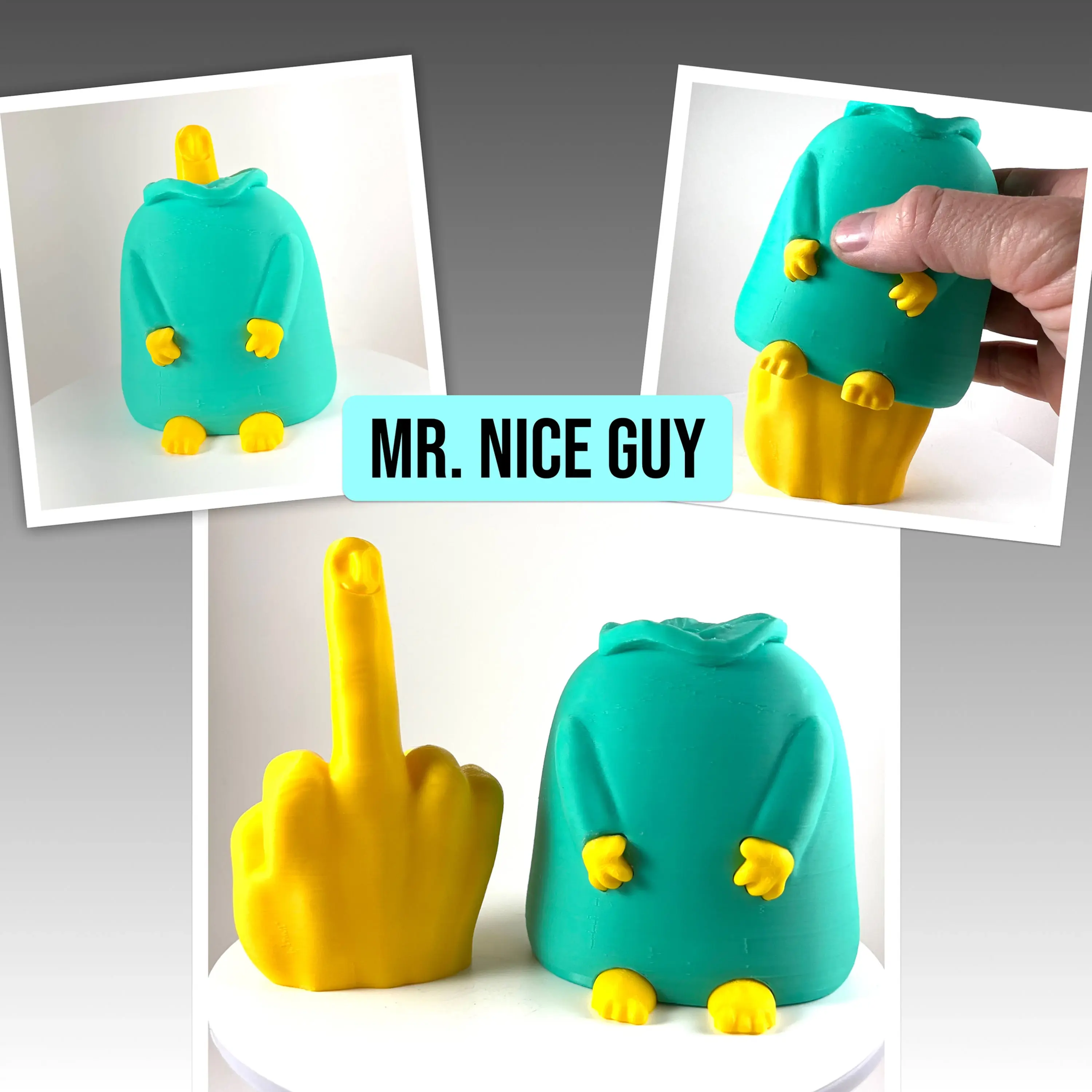 Mr. Nice Guy Middle Finger