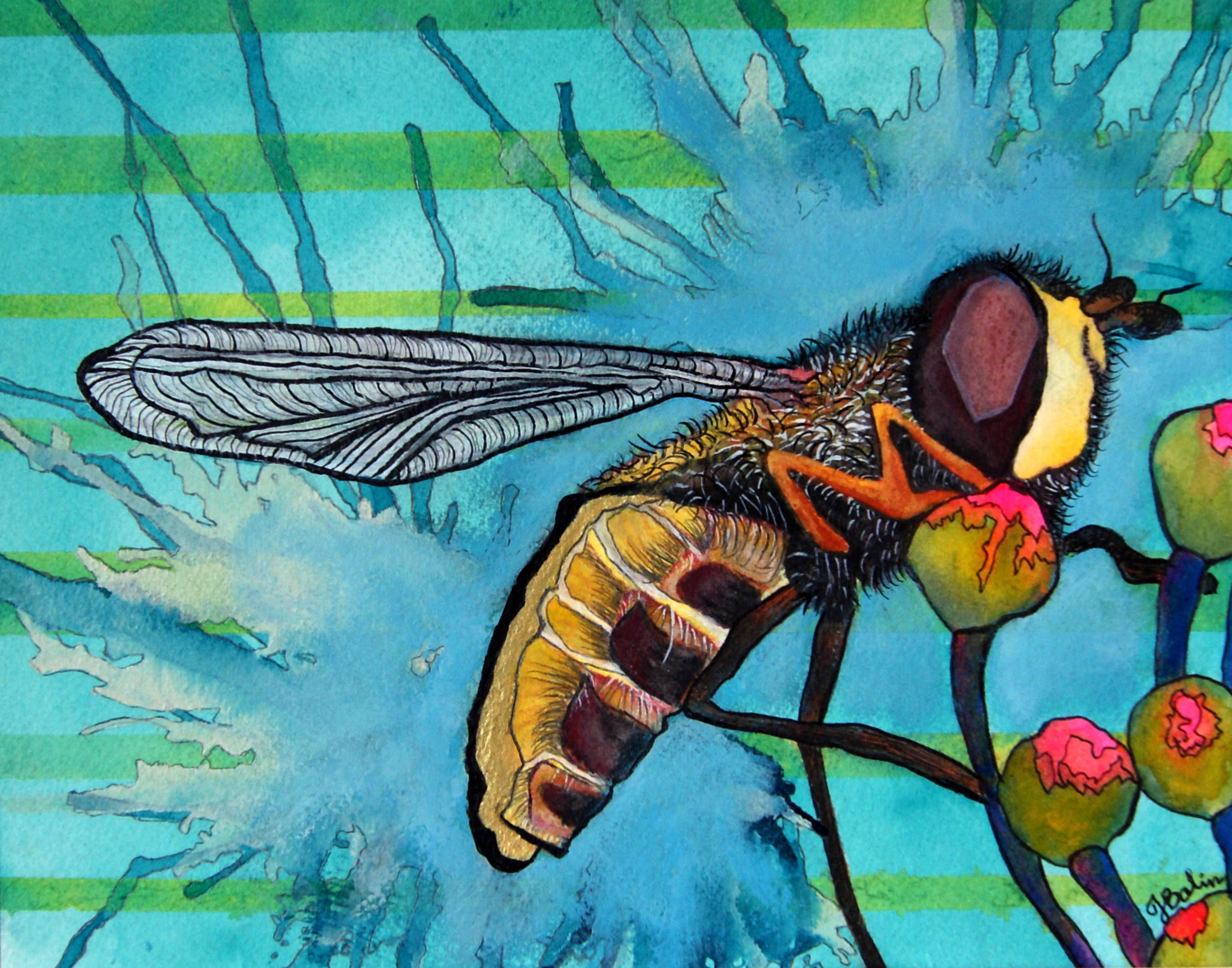 Limited Edition Print of "Sweet Encounter" - Matted