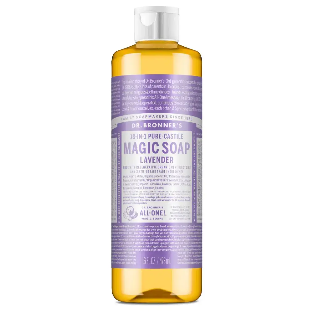 Dr Bronners Lavender Pure-Castile Magic Liquid Soap