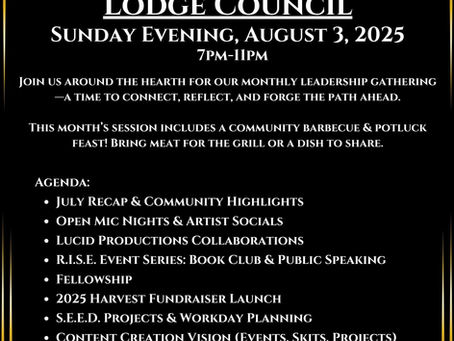 Lodge Council Meeting Summary