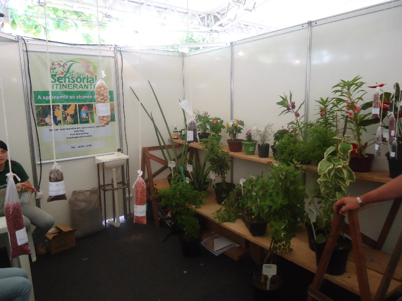 Jardim sensorial itinerante