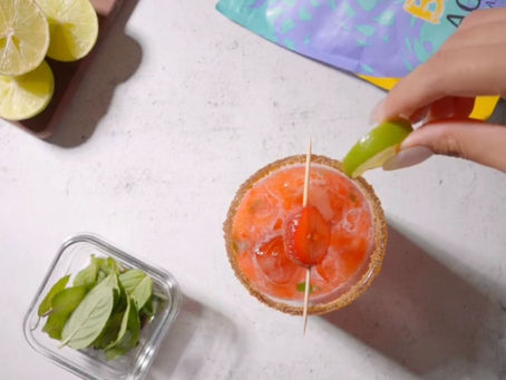 Strawberry Mint Margarita