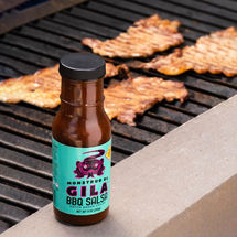 Monstruo De Gila BBQ Salsa chicken on the grill