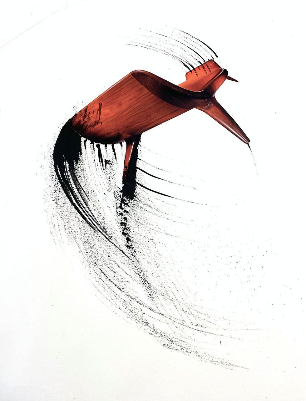 Thumbnail: Lisa Berley, 'Launch I' (2023) | Mixed Media on Arches Paper