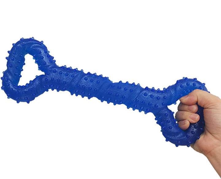 Miniatura: Juguete de goma con agarre - Hueso