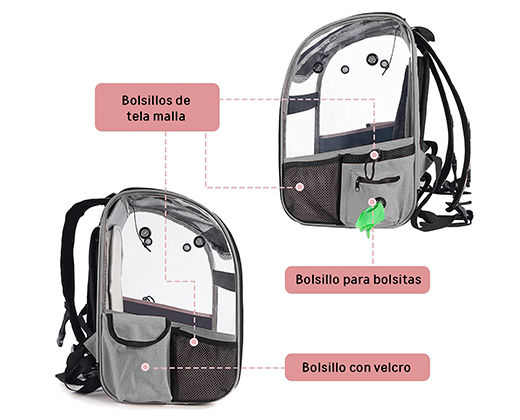 Miniatura: Mochila transportadora - Expandible