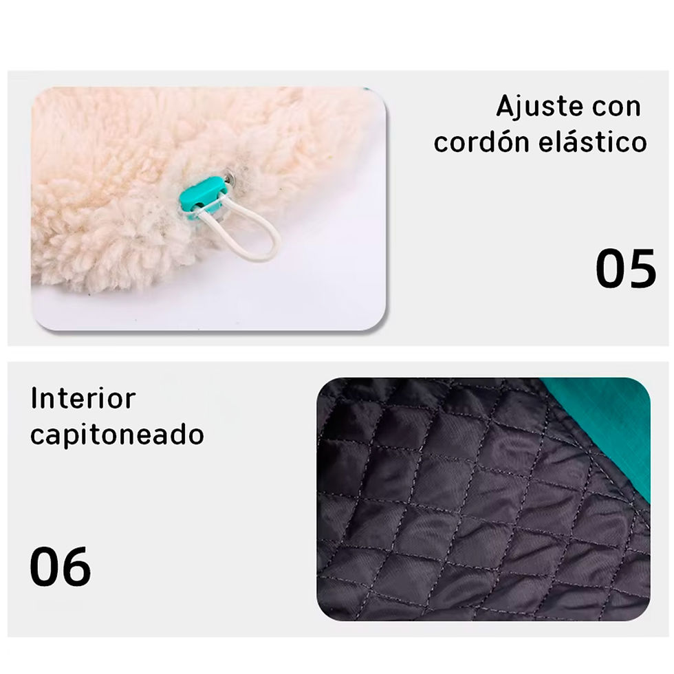 Miniatura: Capa Teddy con enganche para correa