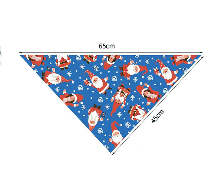 Miniatura: Bandana Navideña para perros y gatos - Azul y Amarillo