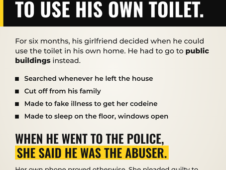 He wasn't allowed to use his own toilet.