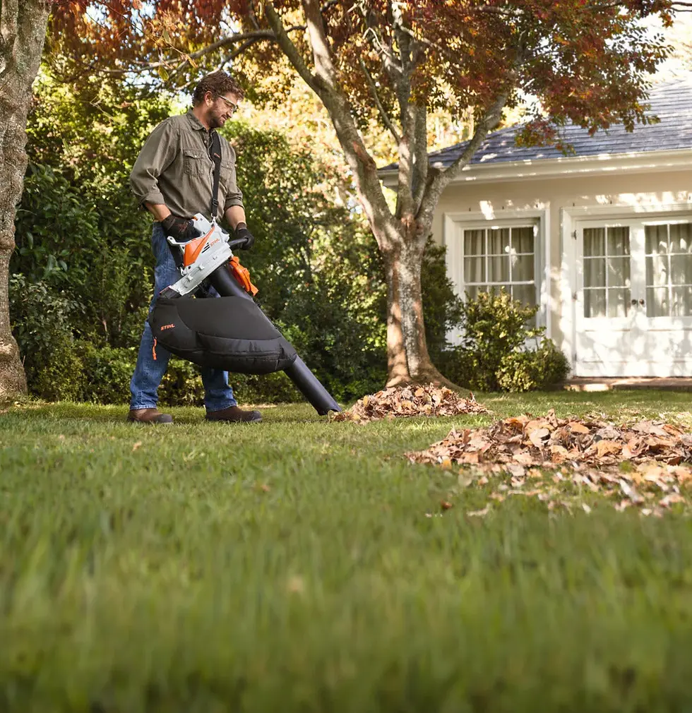 Miniature : Aspirateur-broyeur Stihl à batterie SHA 56