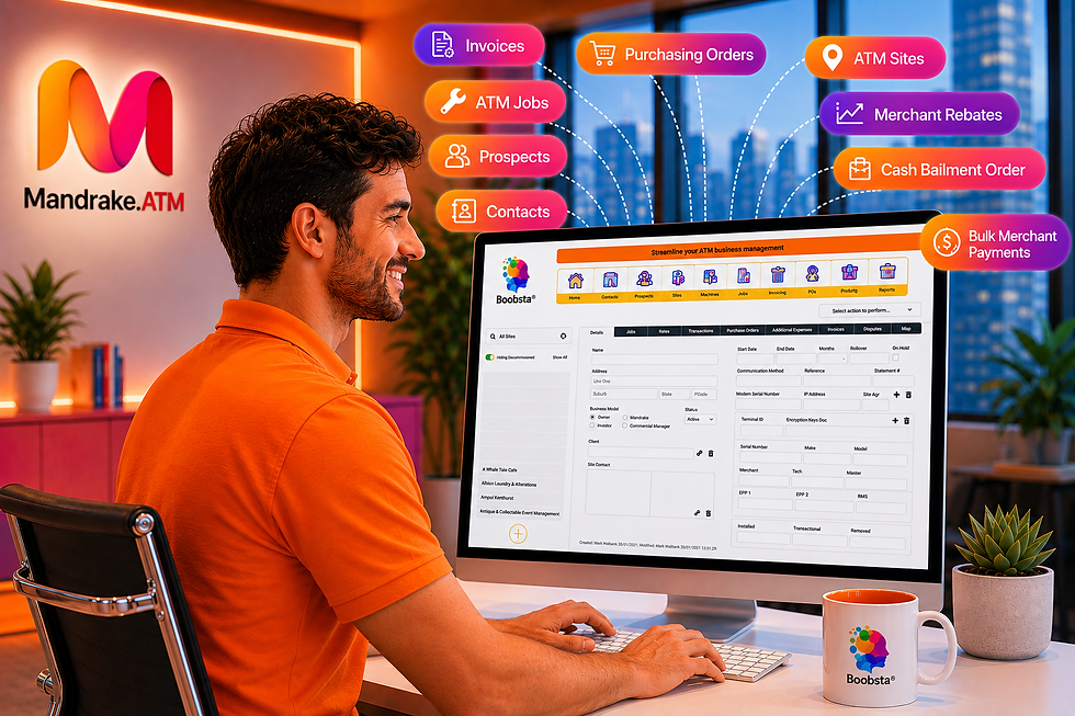 Boobsta ATM Business Management Software being used by an office worker.png