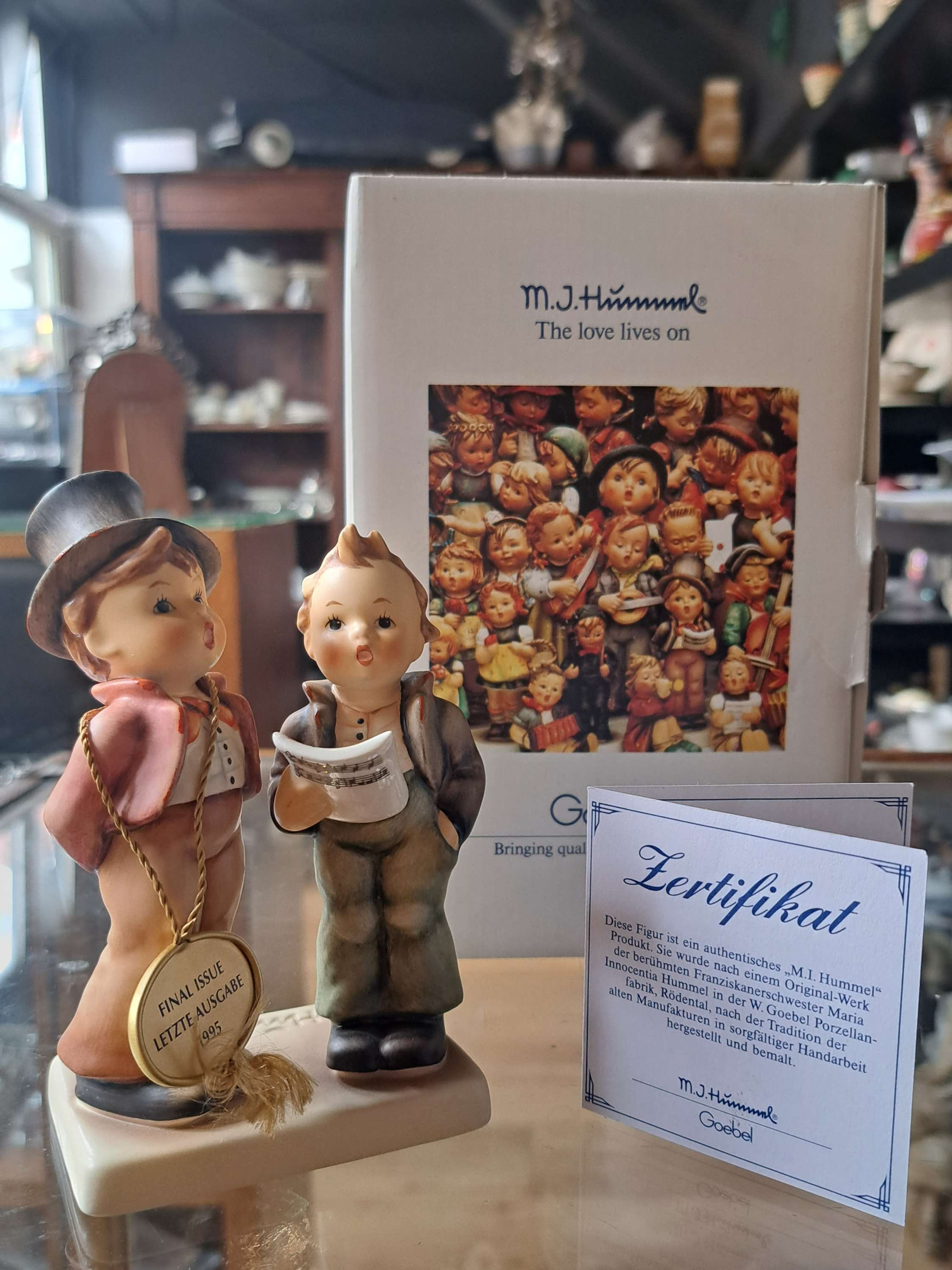 Goebel Hummel 130 duet Final issue met doos en certificaat