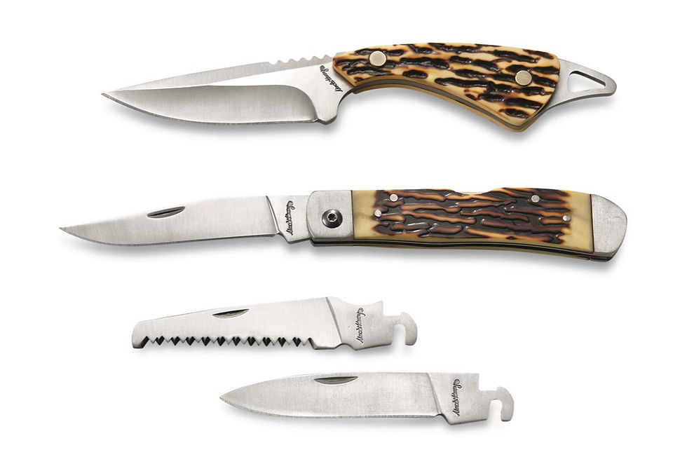 Uncle Henry Switch-It Folder and Fixed Blade Knives