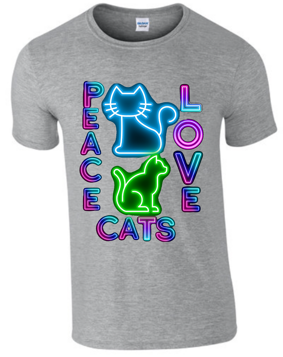 Thumbnail: Peace, Love,Cats Long Sleeve