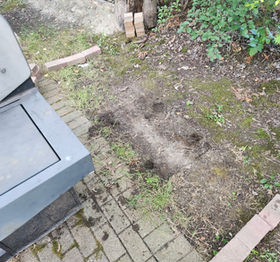Before paver installation