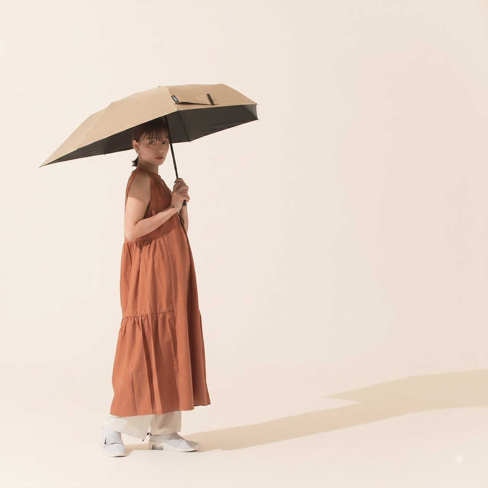 サムネイル： 影が伸びる傘  KAGE+【BEIGE】