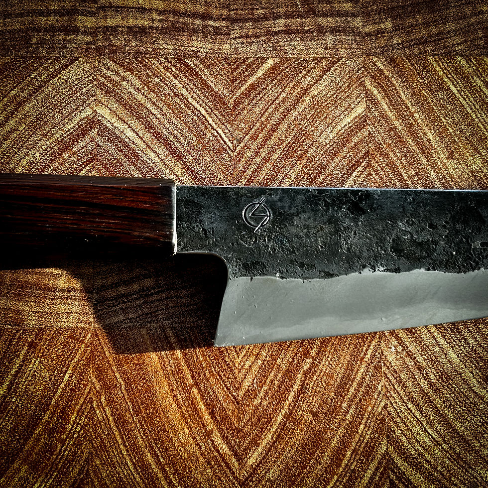 Thumbnail: Santoku San-mai Akai Ten
