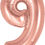 Thumbnail: 34" Rose Gold Numbers