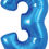 Thumbnail: 34" Blue Numbers