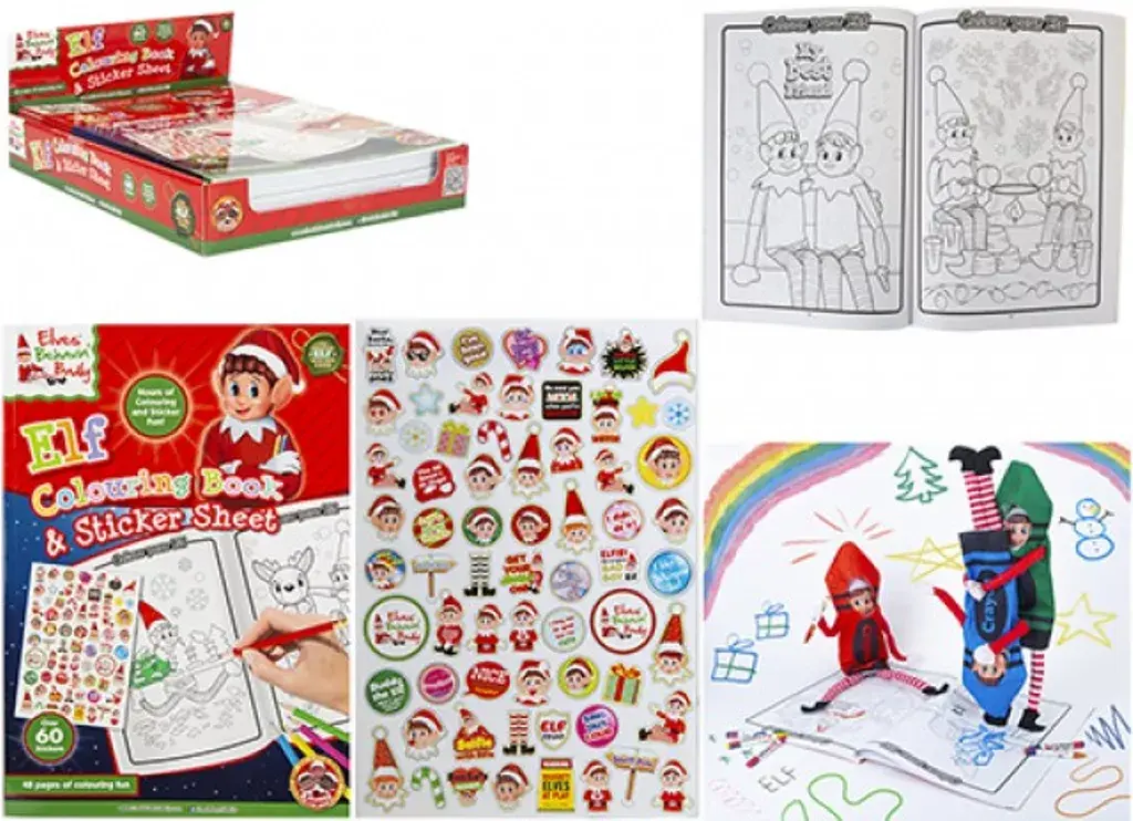 Elves Colouring book