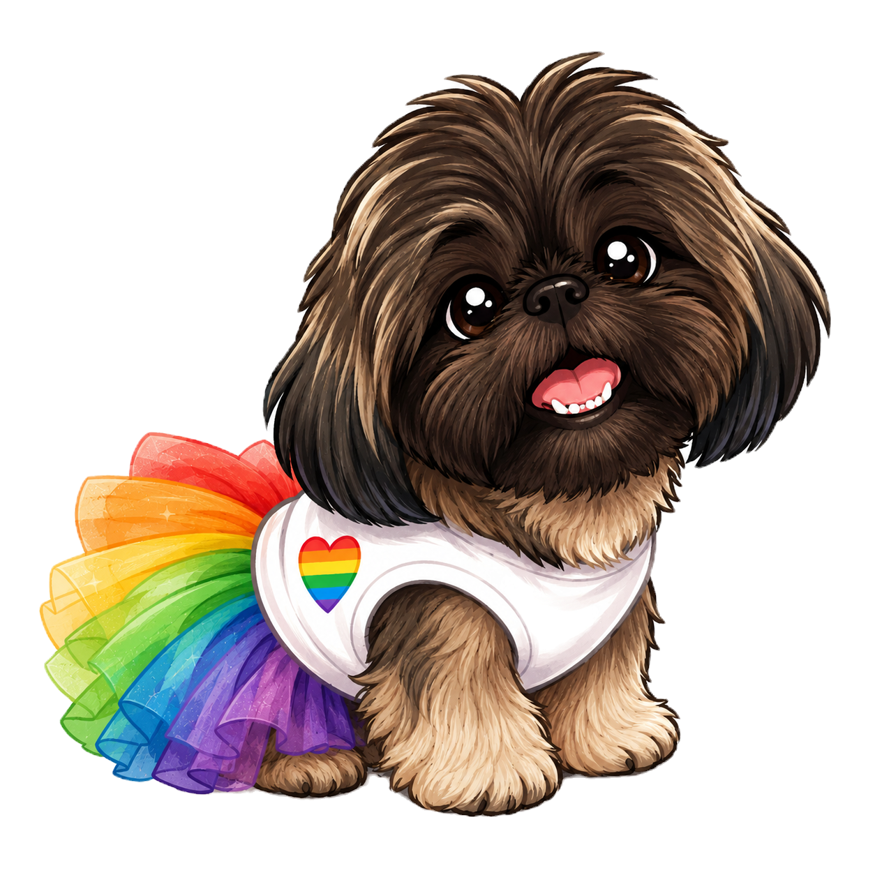 Annie sporting her Pride gear png