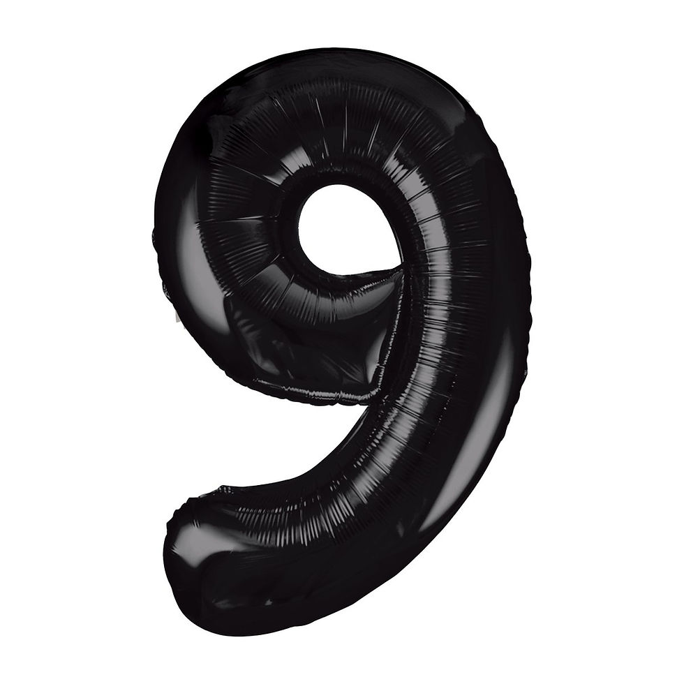 Thumbnail: 34" Black Numbers