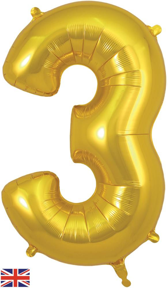 Thumbnail: 34" Gold Numbers