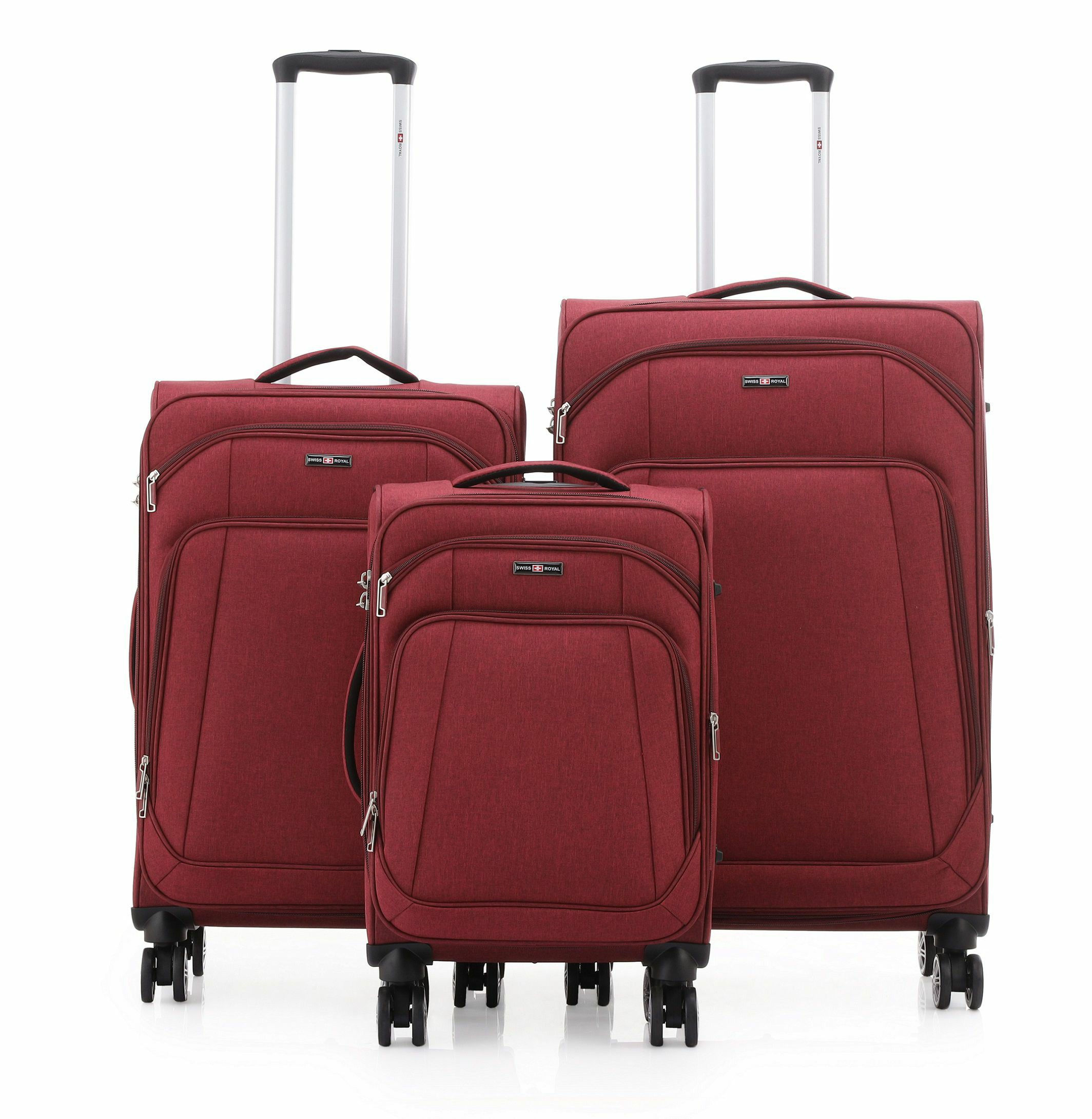 מזוודות טרולי מבד עם אחריות לשנה