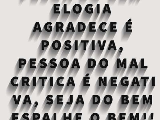 È DE SUA RESPONSBILIDADE COMBATER OS POLITICOS DO MAL QUE PARA NÃO PROMETER NADA A VOCÊ SÓ FALA MAL DOS ADIVERSÁRIOS...